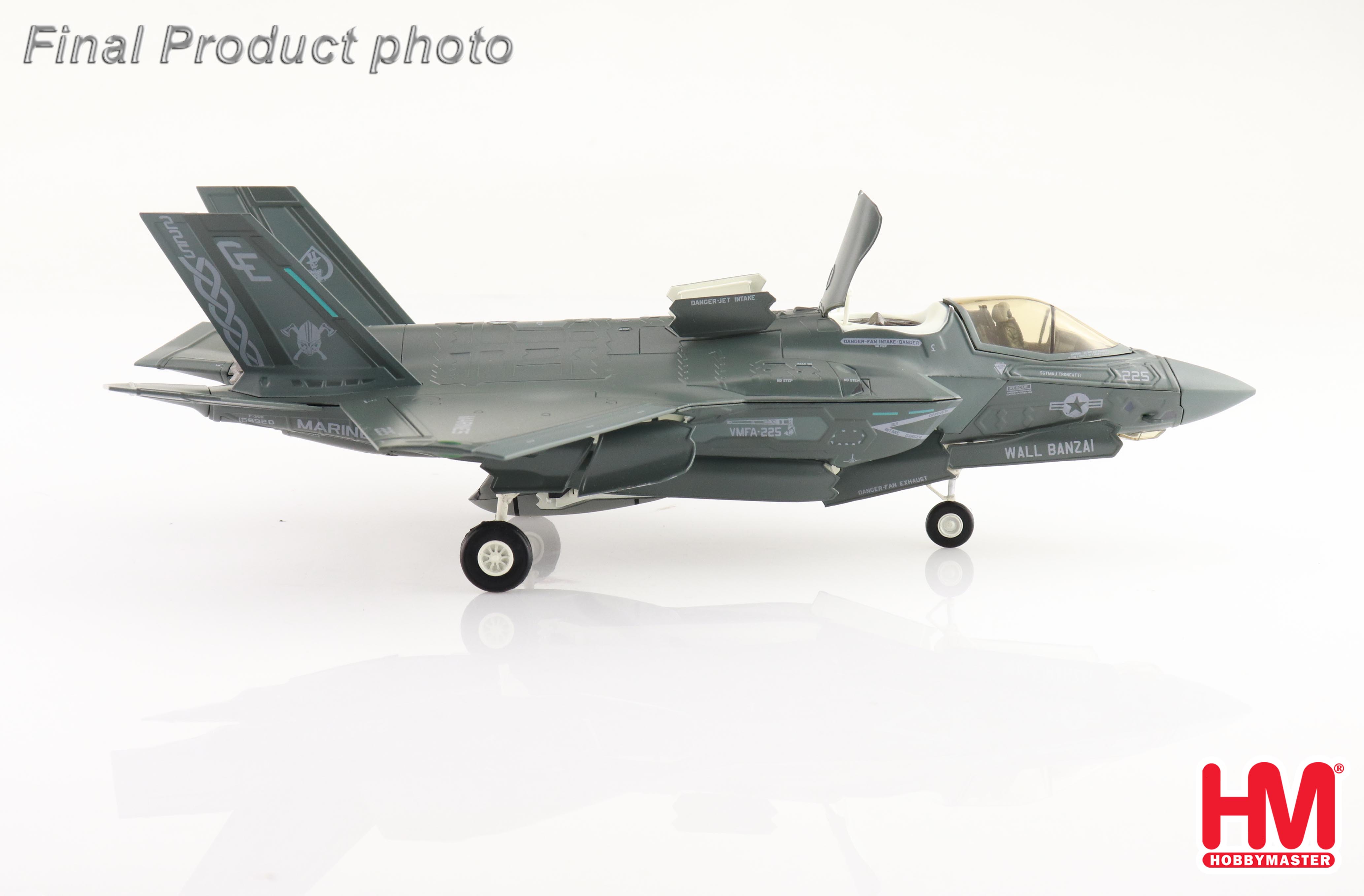 ホビーマスター VMFA-225(米海兵隊戦闘攻撃飛行隊225) F35B F-35B Lightning II 169920, VMFA-225 